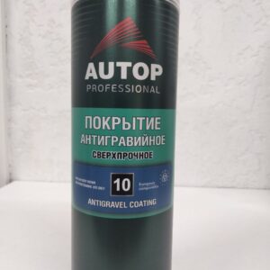 Антигравийное покрытие сверхпрочное №10, AUTOP, черный, 650 мл, защита днища и порогов