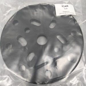 Подложка промежуточная 150 mm T10mm STANDARD на липучке, 15отв, ЧЕРНАЯ, подложка для полировального круга 150 мм