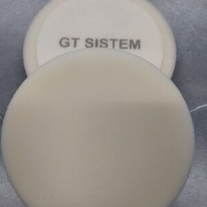 Полировальный поролоновый экстра-жесткий белый GT, GT SISTEM, полировальный круг GT белый экстра жесткий, пад для удаления…